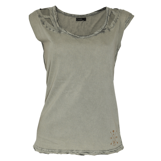 Fuga "Gida" Girly Shirt (army green)