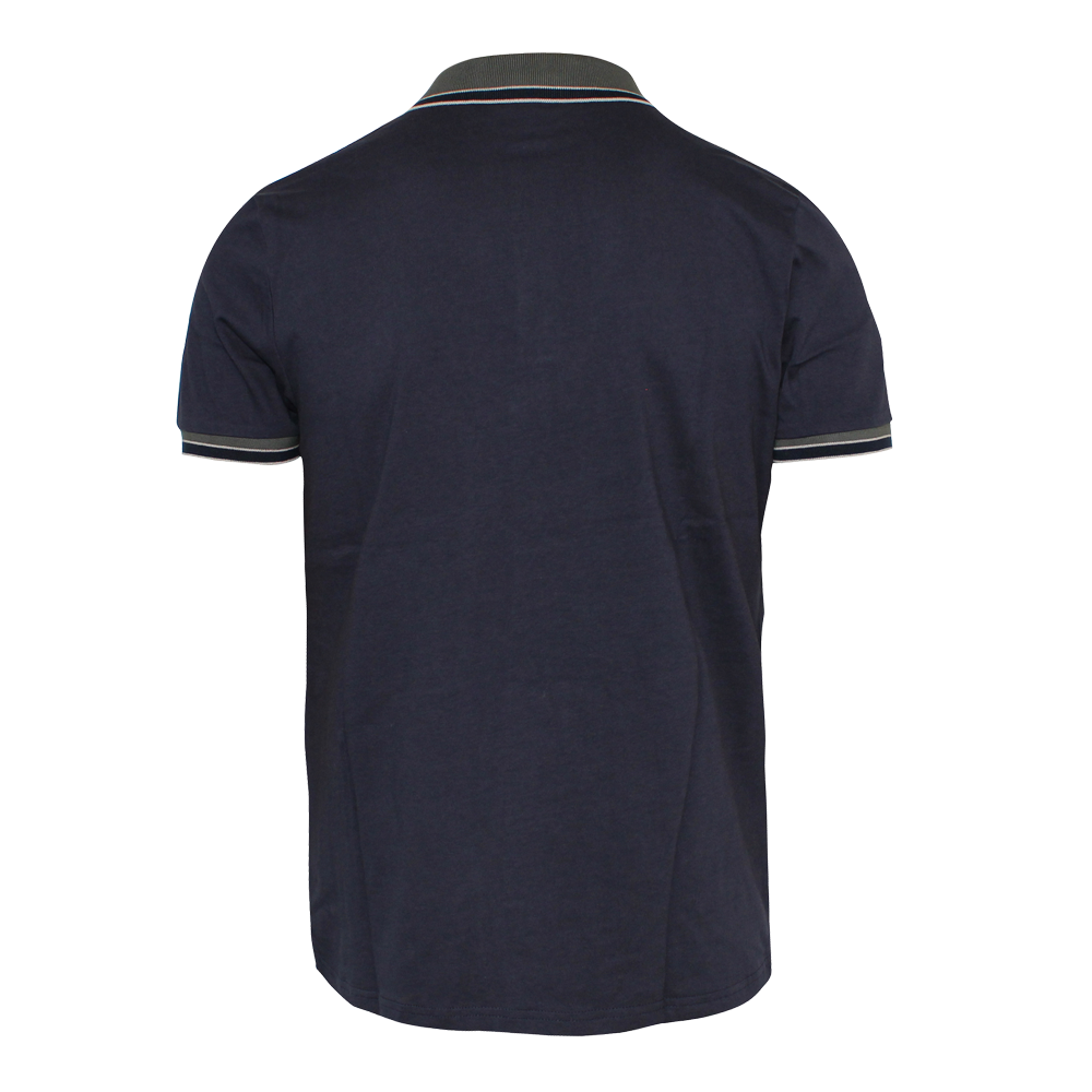 Gabicci Contrast Button Down Polo (navy)