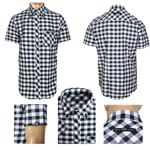 Spirit of the Streets "Birmingham" Button Down Hemd (kurz)