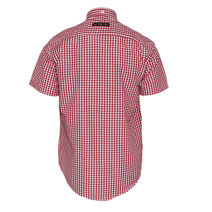 SotS "Midcheck Red" Button Down Hemd (kurz)