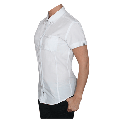 SotS "White" Lady Button Down Hemd (kurz) - Premium  von Spirit of the Streets für nur €19.90! Shop now at Spirit of the Streets Mailorder