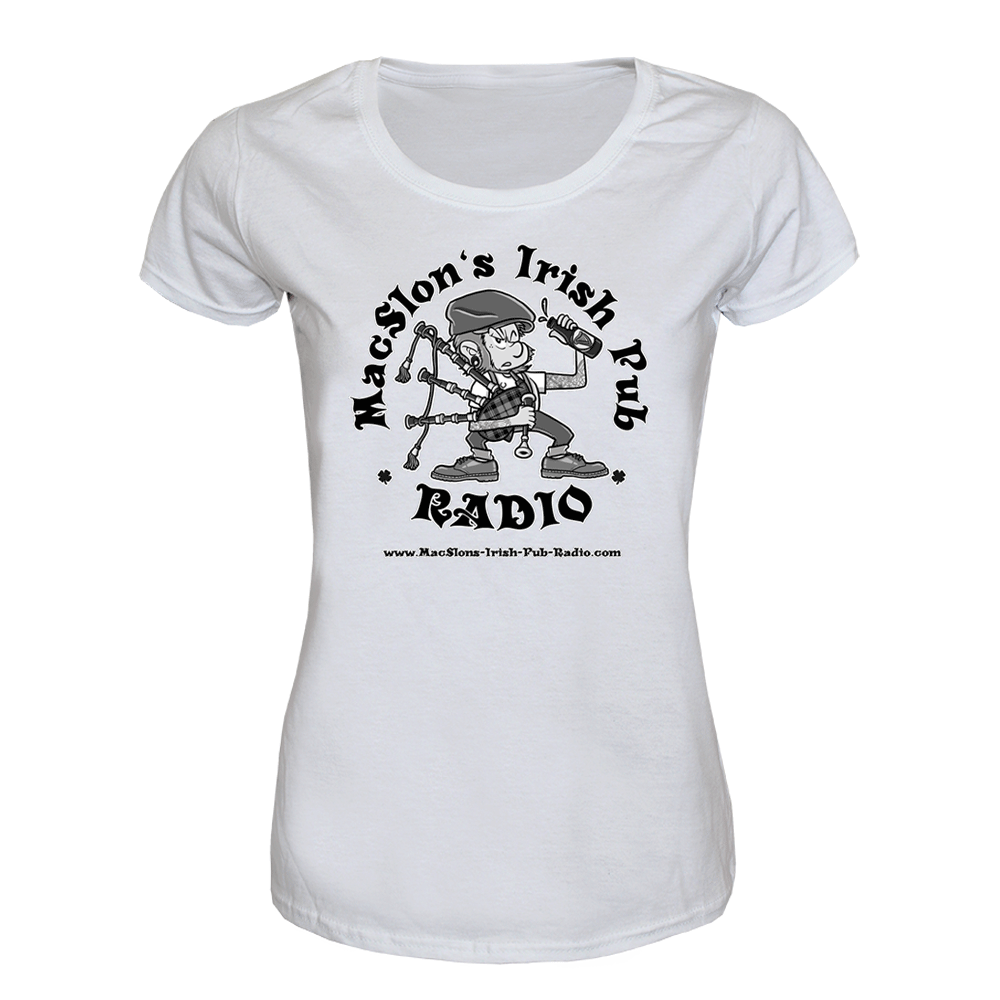 MacSlon's Irish Pub Radio "Logo" Girly Shirt