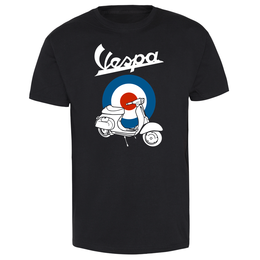 Vespa "Target" T-Shirt (schwarz)