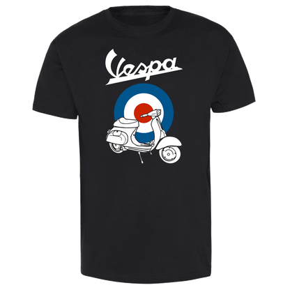 Vespa "Target" T-Shirt (schwarz)