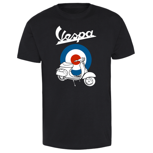 Vespa "Target" T-Shirt (schwarz)