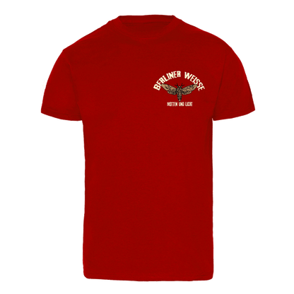 Berliner Weisse "Motten und Licht" T-Shirt (dunkelrot)