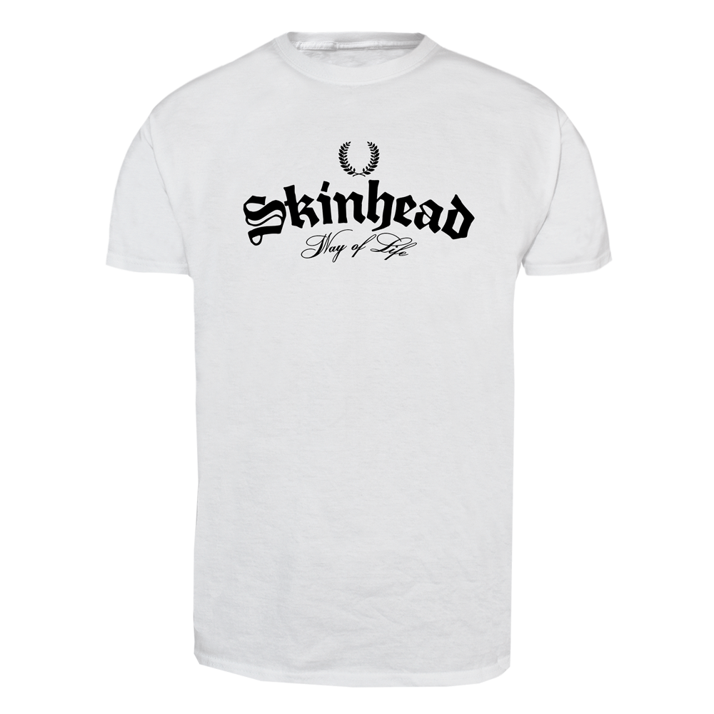 Skinhead "Way of Life" T-Shirt (white) - Premium  von Spirit of the Streets für nur €14.90! Shop now at SPIRIT OF THE STREETS Webshop