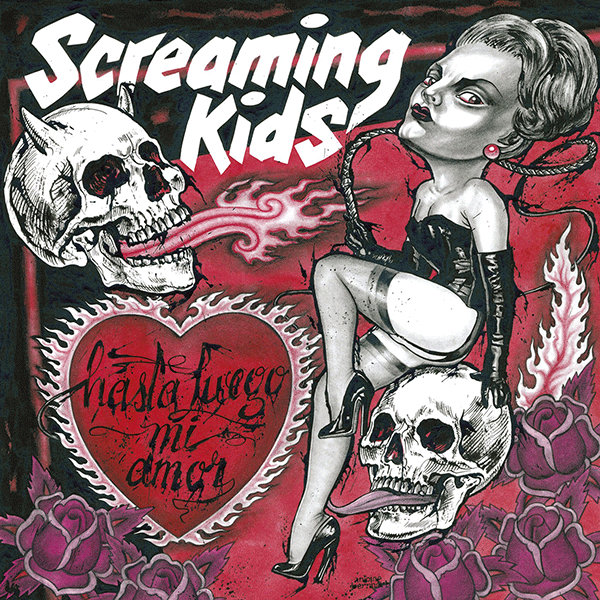 Screaming Kids "Hasta Luego Mi Amor" LP (black) - Premium  von Crazy Love Records für nur €11.80! Shop now at SPIRIT OF THE STREETS Webshop