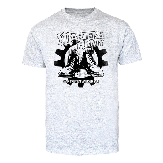 Martens Army "Wir treten wieder zu" T-Shirt (grey)