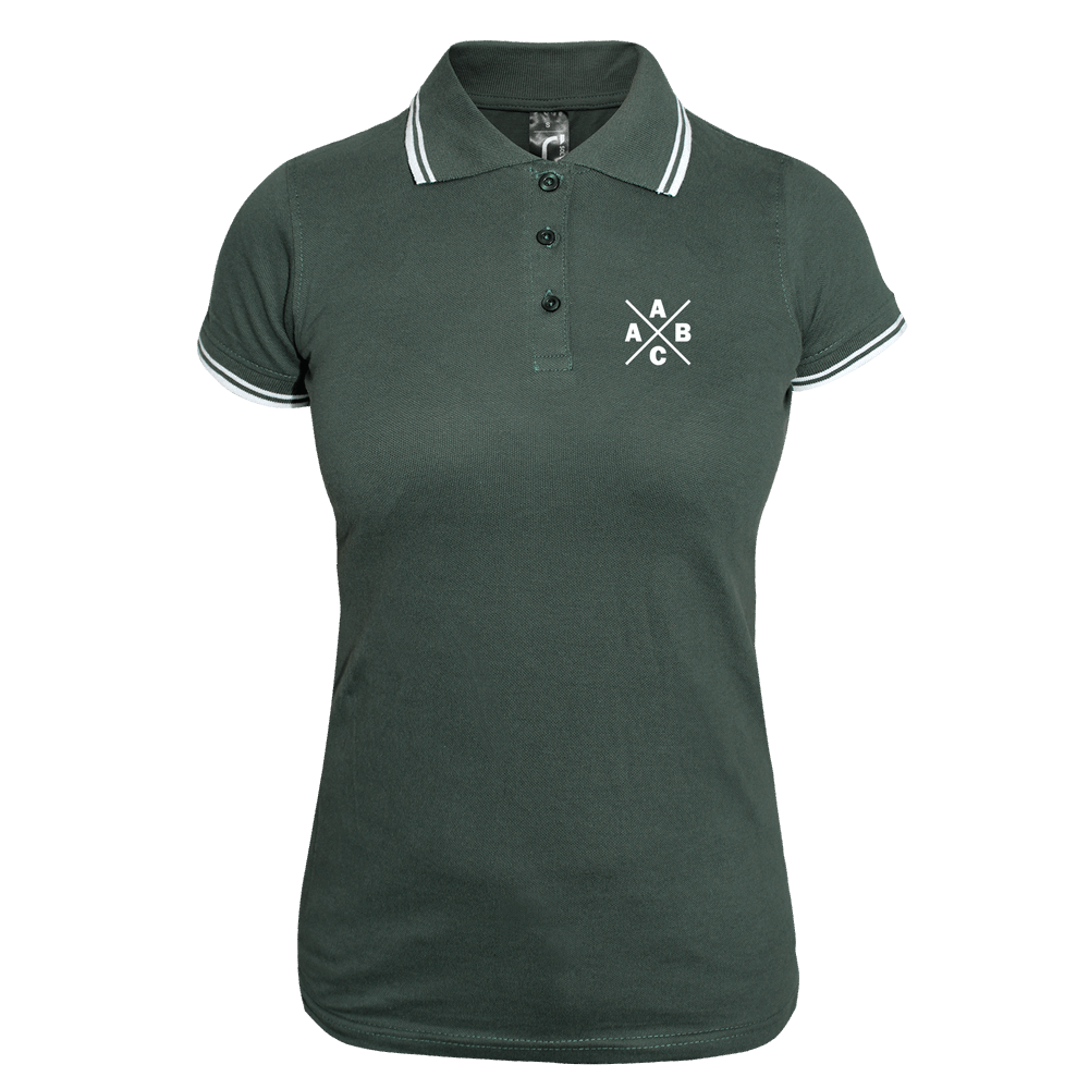 A.C.A.B Girly Contrast Polo (grün/weiß)