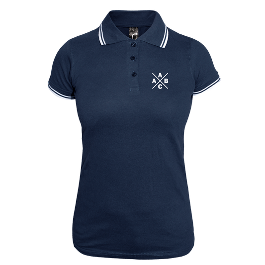 A.C.A.B Girly Contrast Polo (navy/weiß)