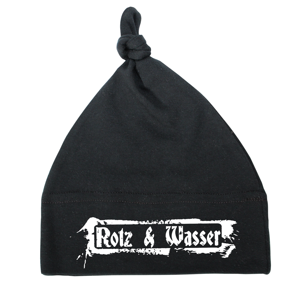 Rotz & Wasser "Logo" Baby Knotenmütze - Premium  von Spirit of the Streets für nur €14.90! Shop now at Spirit of the Streets Mailorder