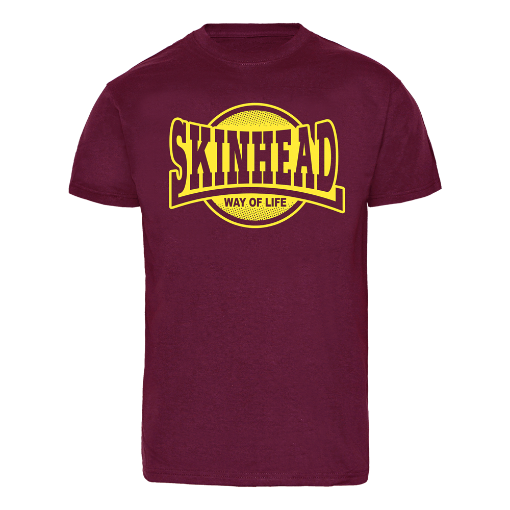 Skinhead "W.O.L." T-Shirt (bordeaux)