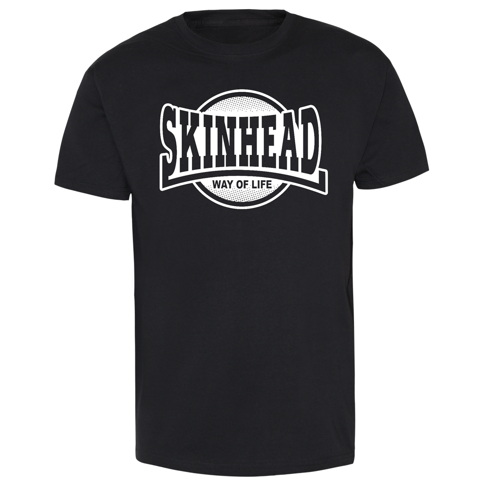 Skinhead "W.O.L." T-Shirt (white print) (schwarz)