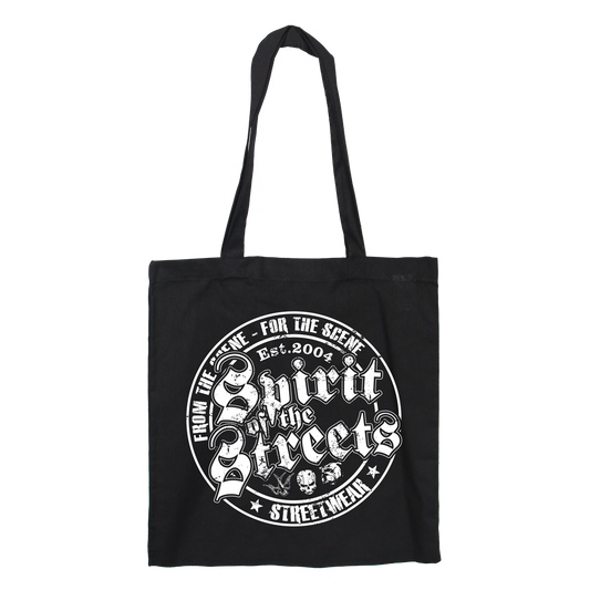 Spirit of the Streets - Baumwoll-Stoffbeutel/cotton bag (lang)