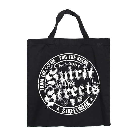 Spirit of the Streets - Baumwoll-Stoffbeutel/cotton bag (kurz)