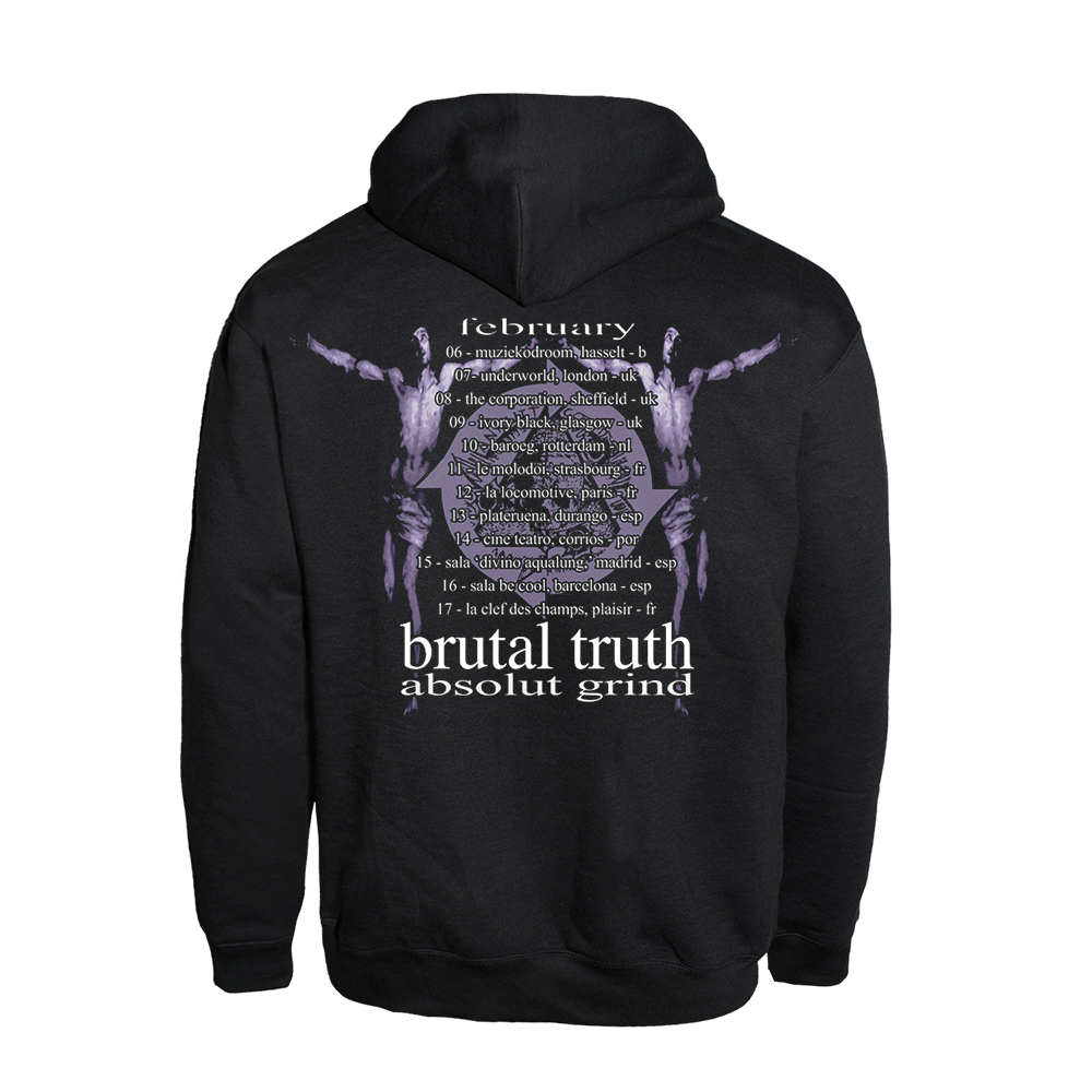 Brutal Truth "Smoke,Grind Sleep Tour" Zip Hoodie/Jacket - Premium  von Rage Wear für nur €19.90! Shop now at Spirit of the Streets Mailorder