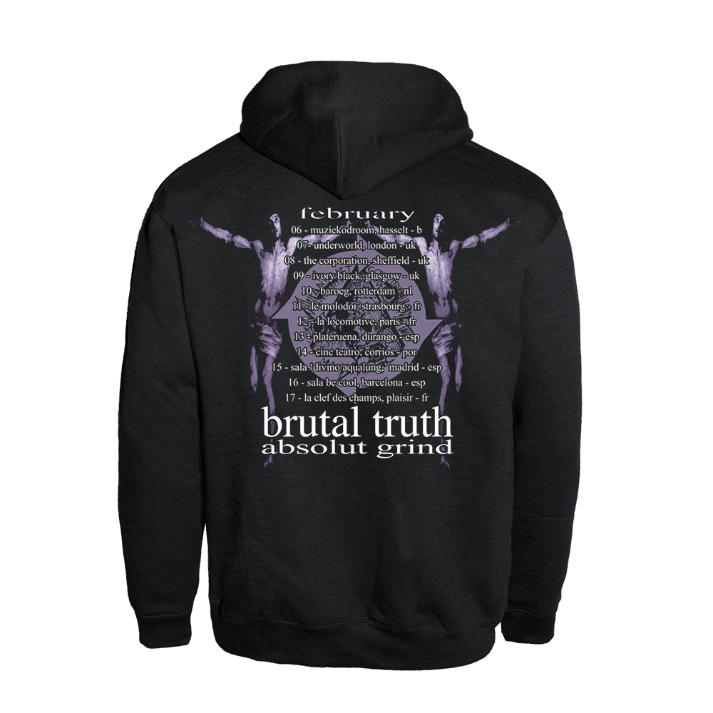 Brutal Truth "Smoke,Grind Sleep Tour" Zip Hoodie/Jacket