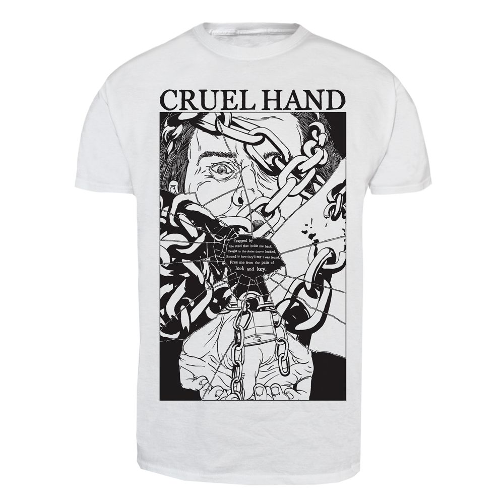 Cruel Hand "Chainface" T-Shirt (white)