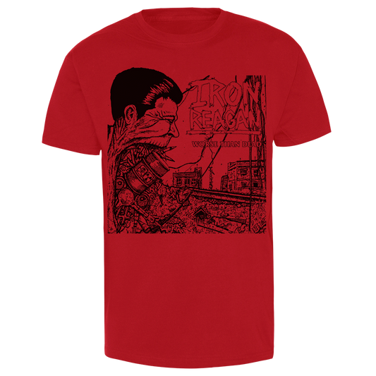 Iron Reagan "Worse than Dead" T-Shirt (red)