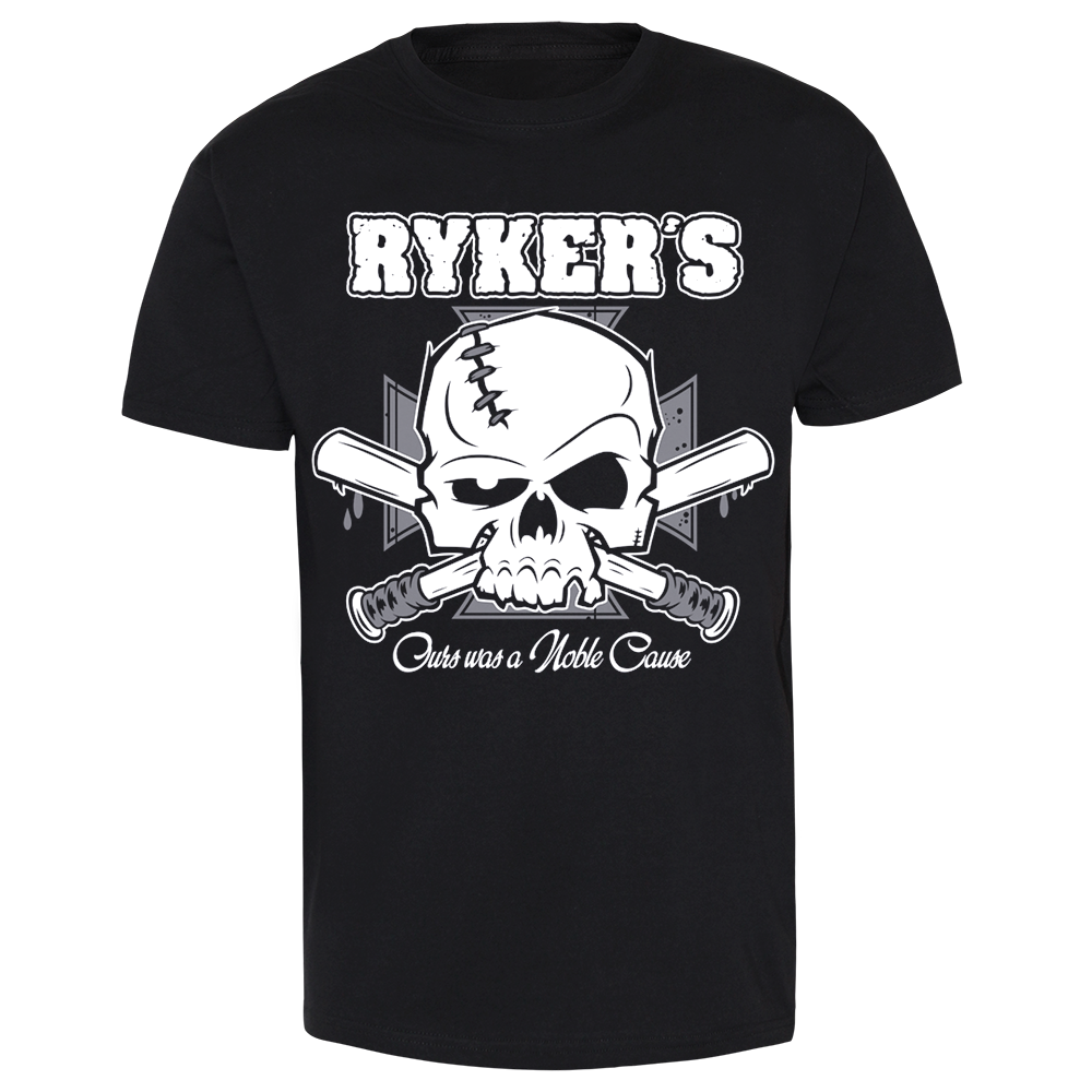 Rykers "Noble Cause" T-Shirt (black) - Premium  von Rage Wear für nur €12.90! Shop now at Spirit of the Streets Mailorder
