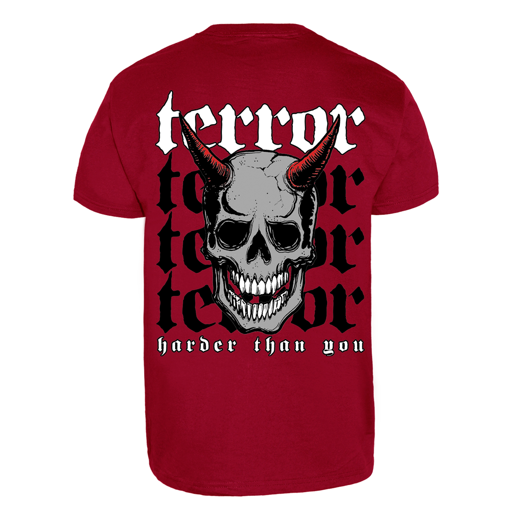 Terror "Aow Skull" T-Shirt (red)