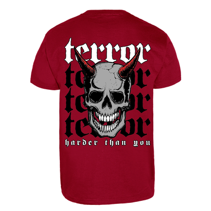 Terror "Aow Skull" T-Shirt (red)