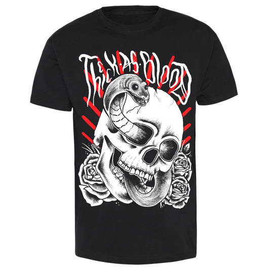 Thick As Blood "Snake and Skull" T-Shirt (black)