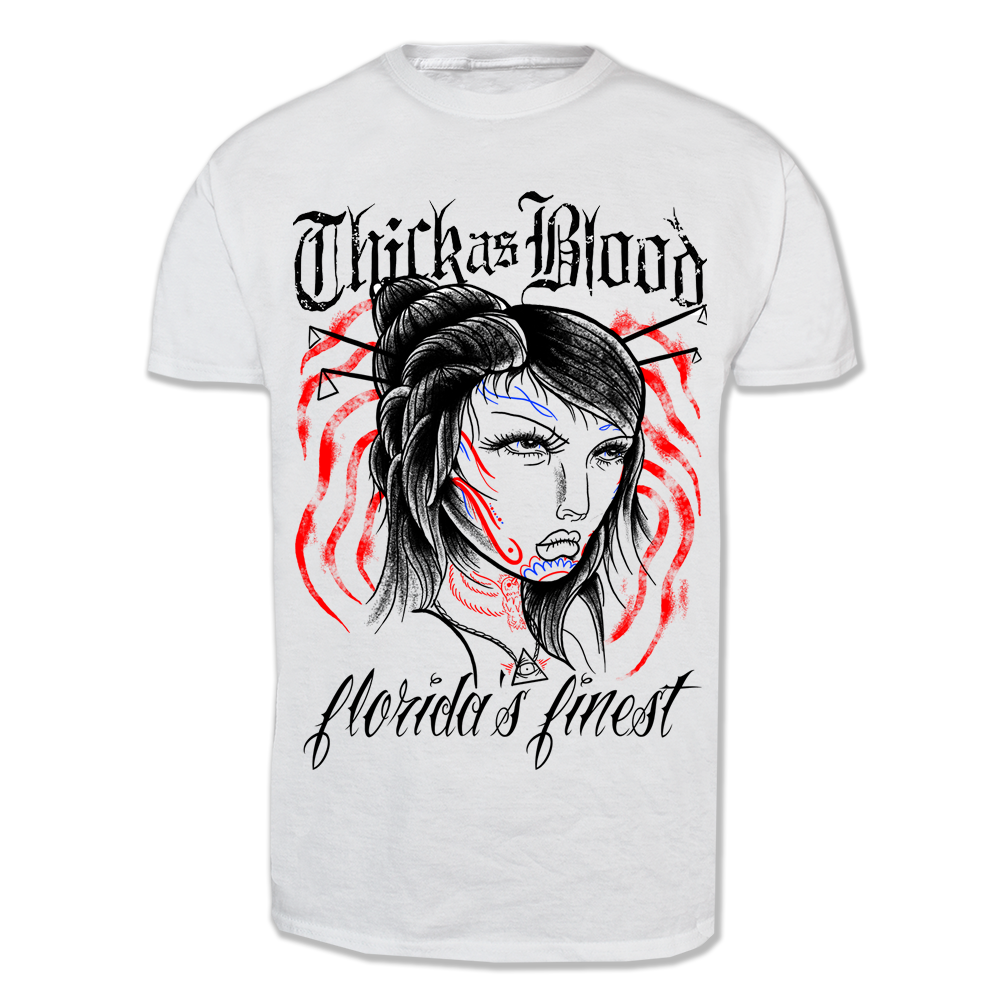 Thick As Blood "Floridas Finest" T-Shirt (white)