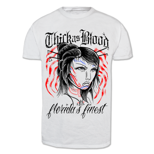 Thick As Blood "Floridas Finest" T-Shirt (white)