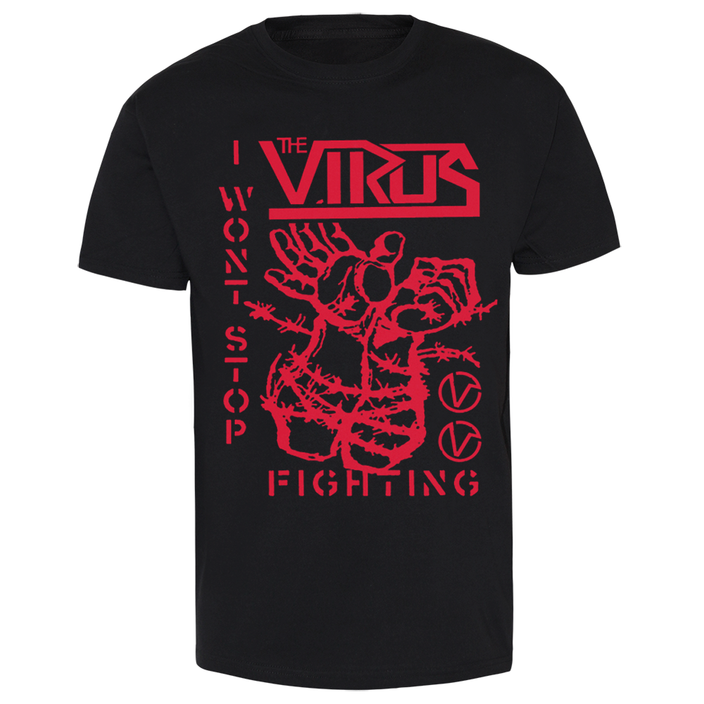 The Virus "Wont Stop Fighting" T-Shirt (black)