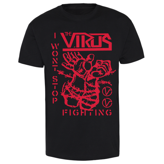 The Virus "Wont Stop Fighting" T-Shirt (black)