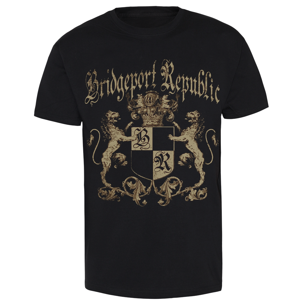 Bridgeport Republic "Lion Crest" T-Shirt (black) - Premium  von Rage Wear für nur €6.90! Shop now at Spirit of the Streets Mailorder