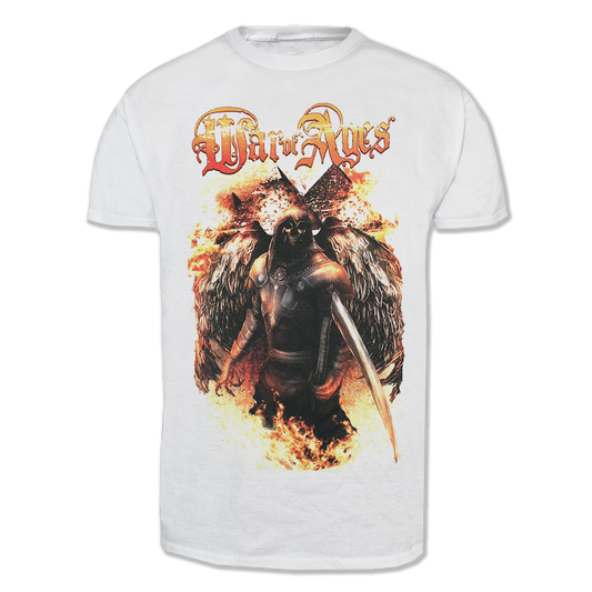 War of Ages "Fallen Angel" T-Shirt (white) - Just €4.90! Shop now at SPIRIT OF THE STREETS Webshop