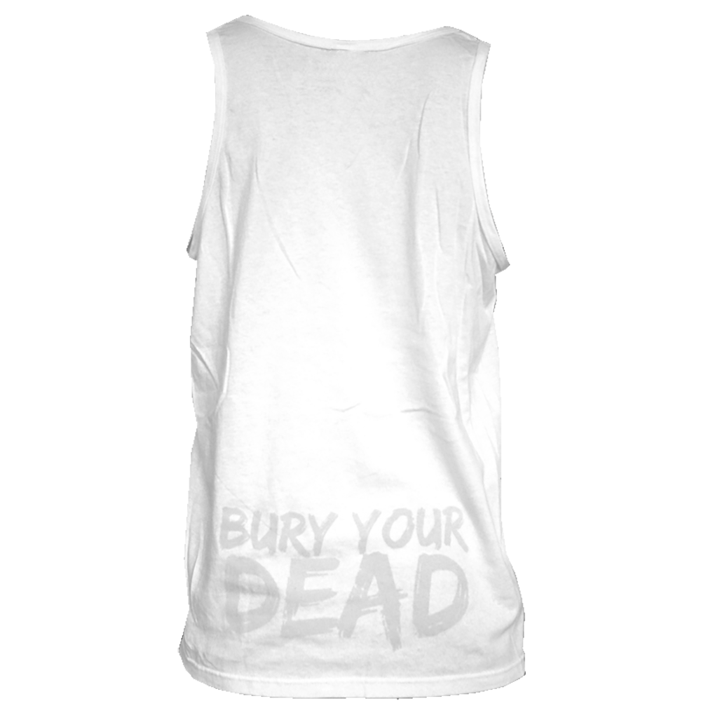 Bury Your Dead "BYD Repeater" Tank Top (white) - Premium  von Rage Wear für nur €3.90! Shop now at Spirit of the Streets Mailorder