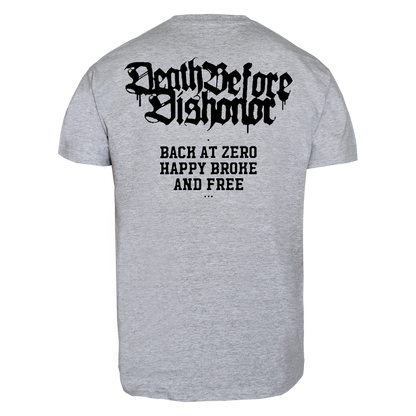 Death Before Dishonor "Eagle" T-Shirt (grey) - Premium  von Rage Wear für nur €9.90! Shop now at Spirit of the Streets Mailorder