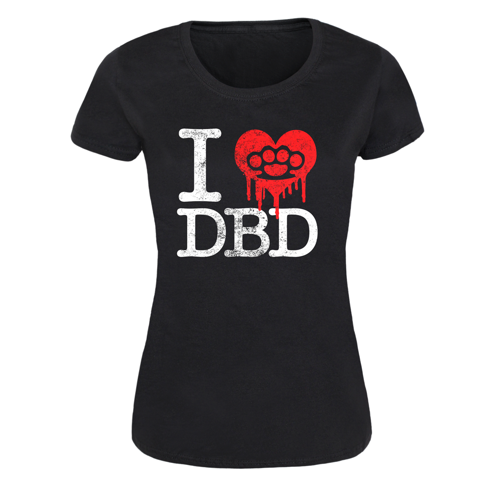 Death Before Dishonor "I heart DBD" Girly Shirt - Premium  von Rage Wear für nur €3.88! Shop now at Spirit of the Streets Mailorder