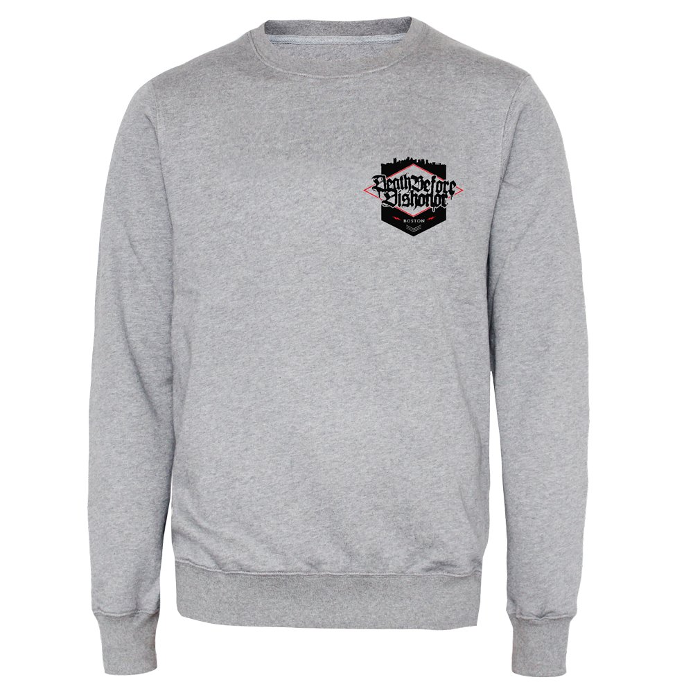 Death Before Dishonor "Paved in Blood" Sweatshirt (grey)