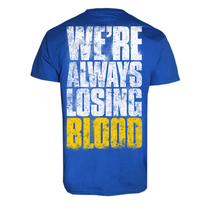Evergreen Terrace "Losing Blood Blue" T-Shirt (royal blue) - Premium  von Rage Wear für nur €9.90! Shop now at Spirit of the Streets Mailorder