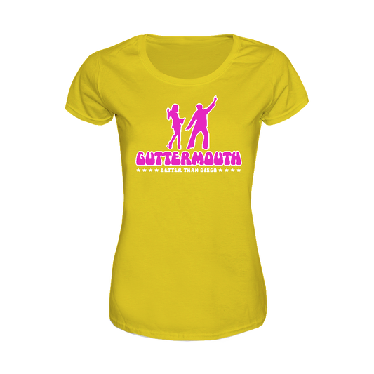 Guttermouth "Better than Disco" Girly Shirt (yellow)