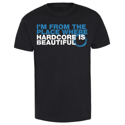 T-shirt franc « Le hardcore est beau »