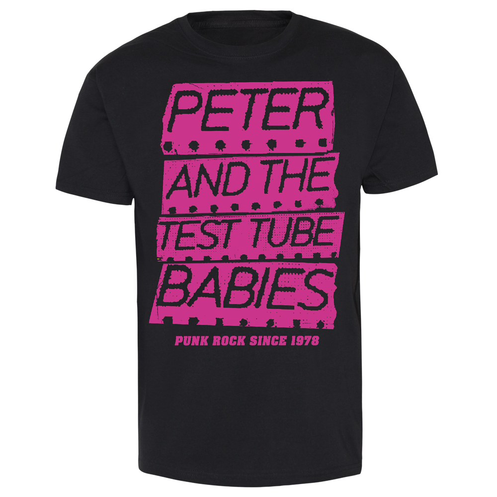 Peter & Test Tube Babies "Logo Pink" T-Shirt