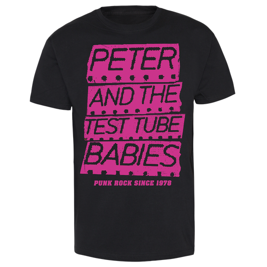 Peter & Test Tube Babies "Logo Pink" T-Shirt