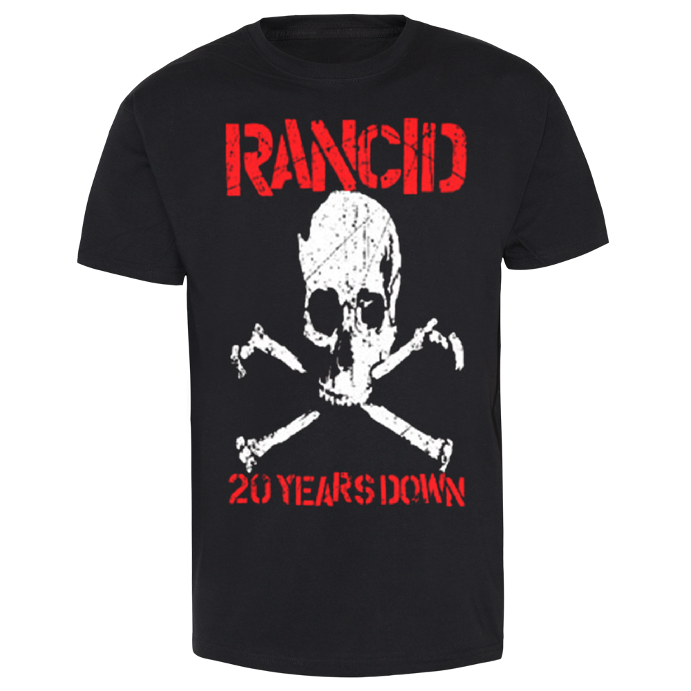 Rancid "20 Years Down" T-Shirt - Premium  von Rage Wear für nur €5.90! Shop now at Spirit of the Streets Mailorder