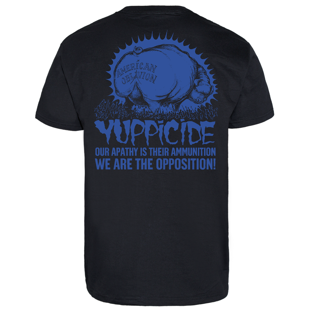 Yuppicide "Oblivion - Blue" T-Shirt - Premium  von Rage Wear für nur €9.90! Shop now at Spirit of the Streets Mailorder