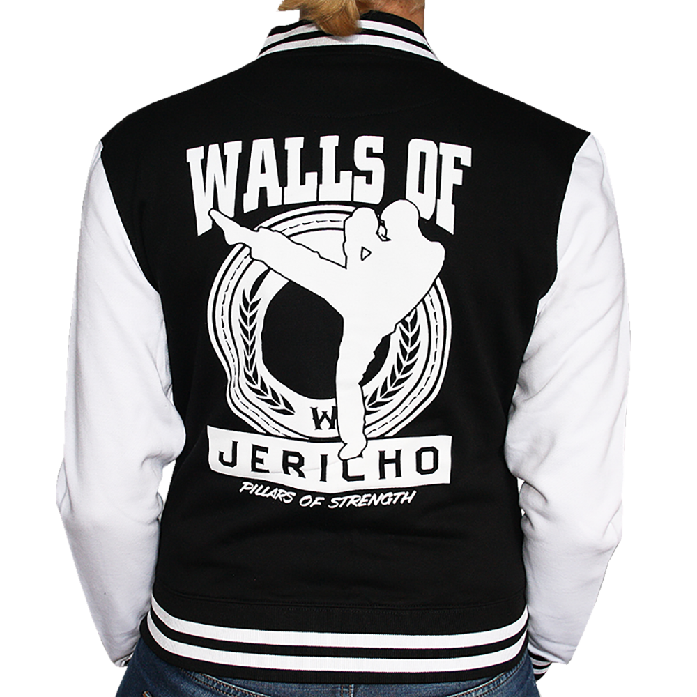Walls of Jericho "High Kick" Girly College Jacke - Premium  von Rage Wear für nur €14.90! Shop now at Spirit of the Streets Mailorder