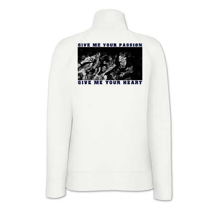 Walls of Jericho "Detroit" Girly Track Jacket (white) - Premium  von Rage Wear für nur €16.90! Shop now at Spirit of the Streets Mailorder
