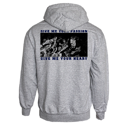 Walls of Jericho "Detroit" Zip Hoody (grey) (XXL)