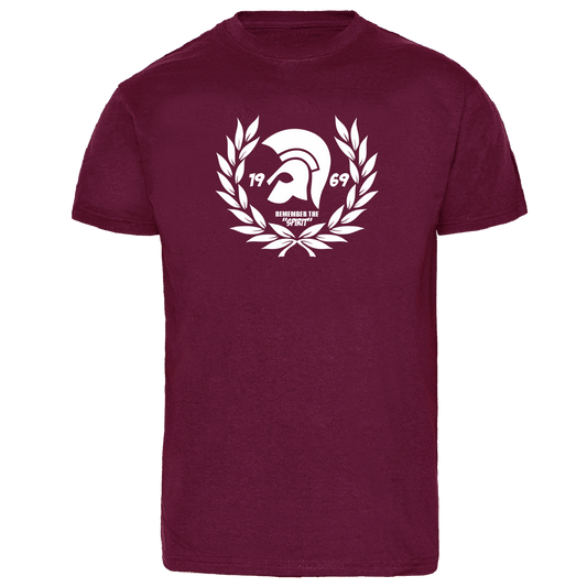 1969 Remember the "Spirit" T-Shirt (bordeaux)