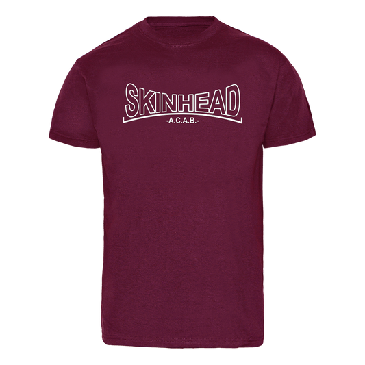 Skinhead "A.C.A.B." T-Shirt (bordeaux)